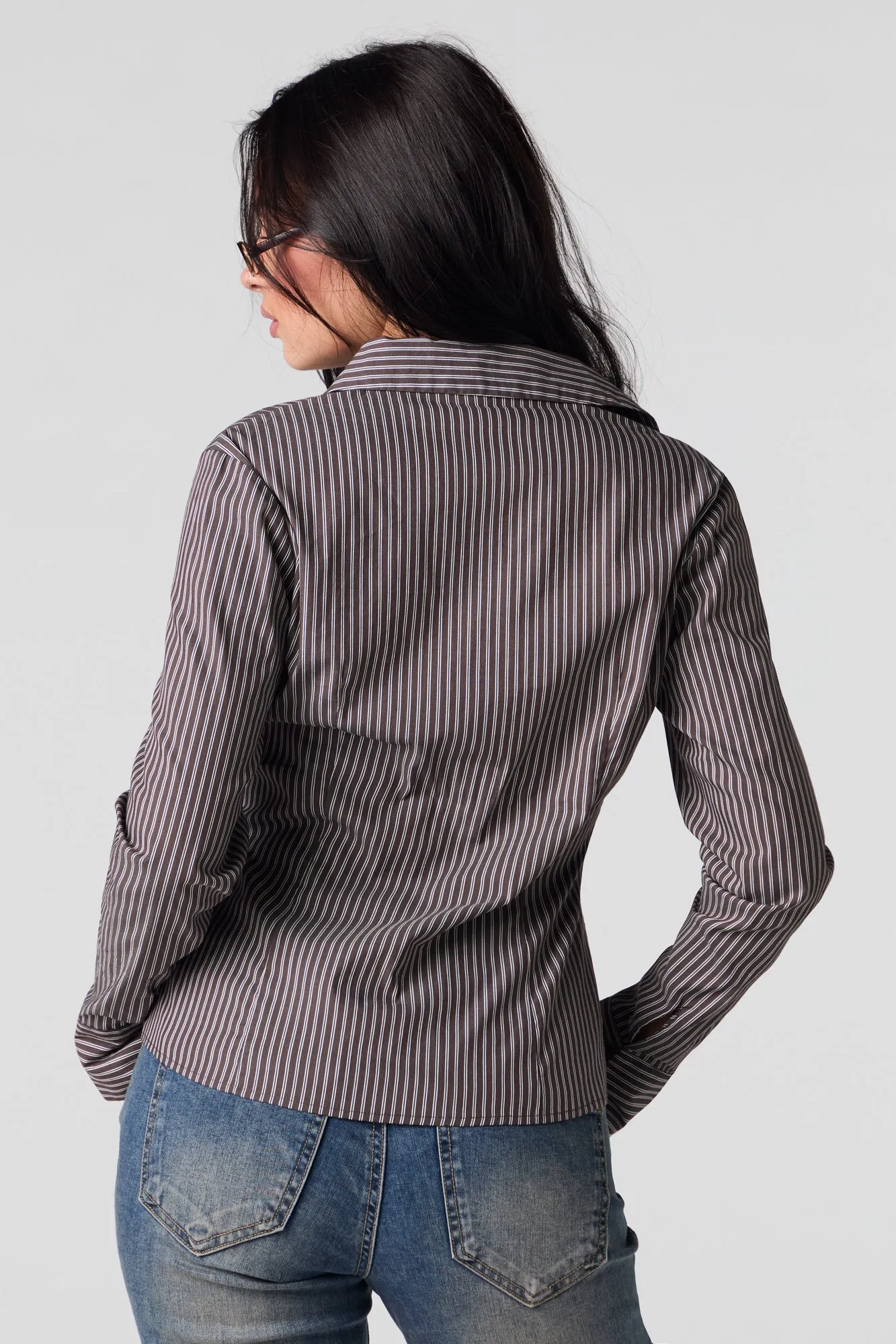 Haut boutonné ajusté sold by Urban Planet product image thumbnail 2