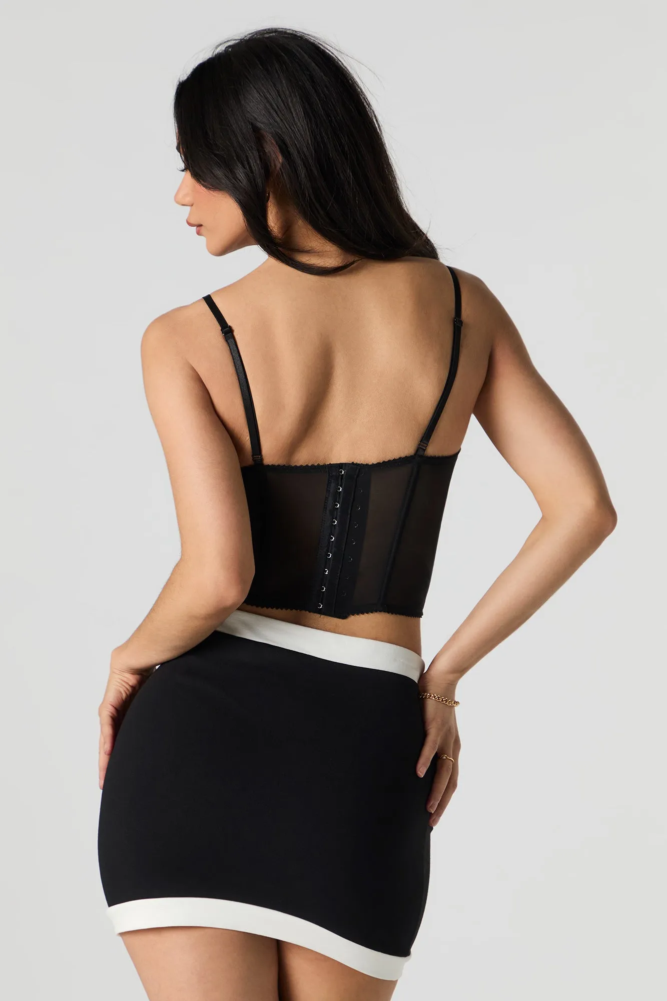 Camisole corset en filet sold by Urban Planet product image thumbnail 5