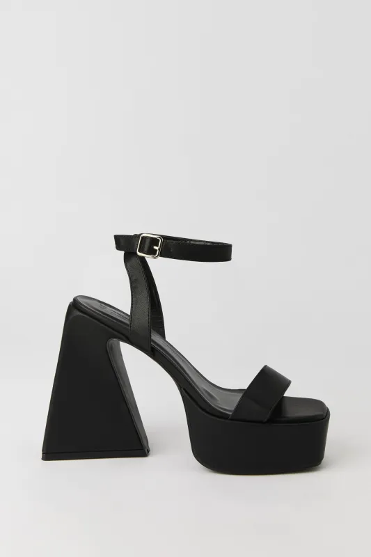Ankle Strap Platform Heeled Sandal sold by Urban Planet