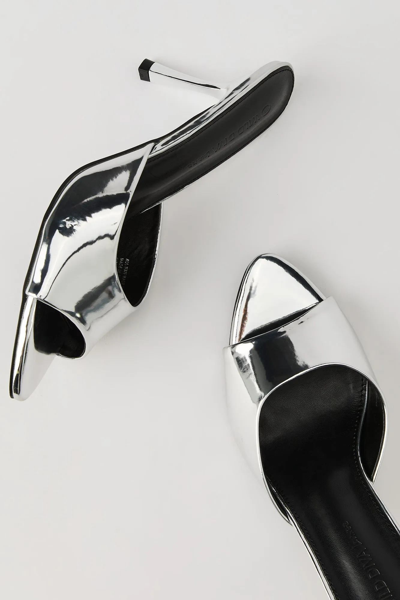 Metallic Open Toe Heel sold by Urban Planet product image thumbnail 4