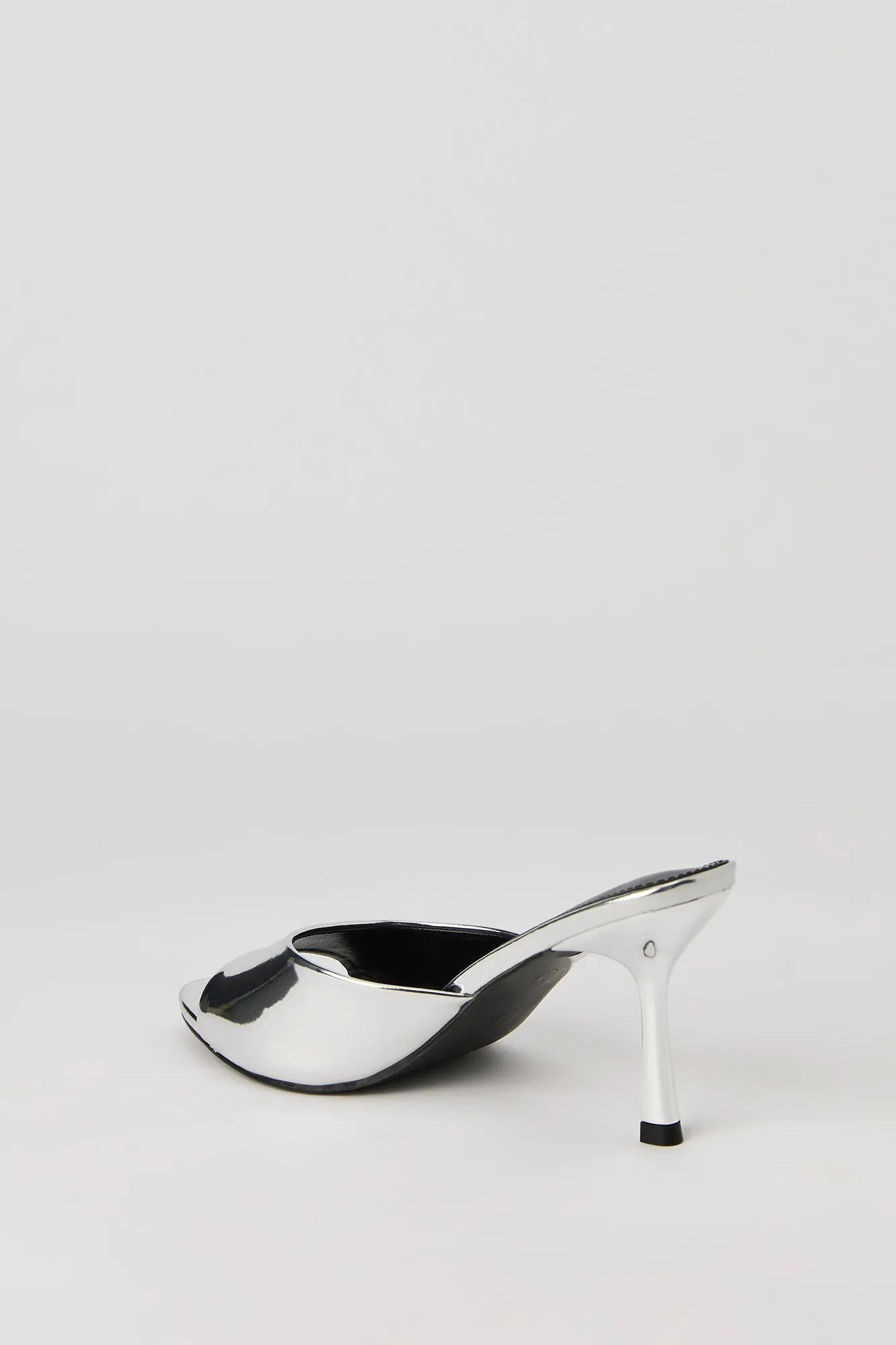 Metallic Open Toe Heel sold by Urban Planet product image thumbnail 3