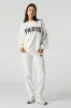 City Twill Embroidered Fleece Sweatshirt sold by Urban Planet