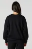 City Twill Embroidered Fleece Sweatshirt sold by Urban Planet