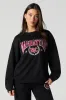 City Twill Embroidered Fleece Sweatshirt sold by Urban Planet