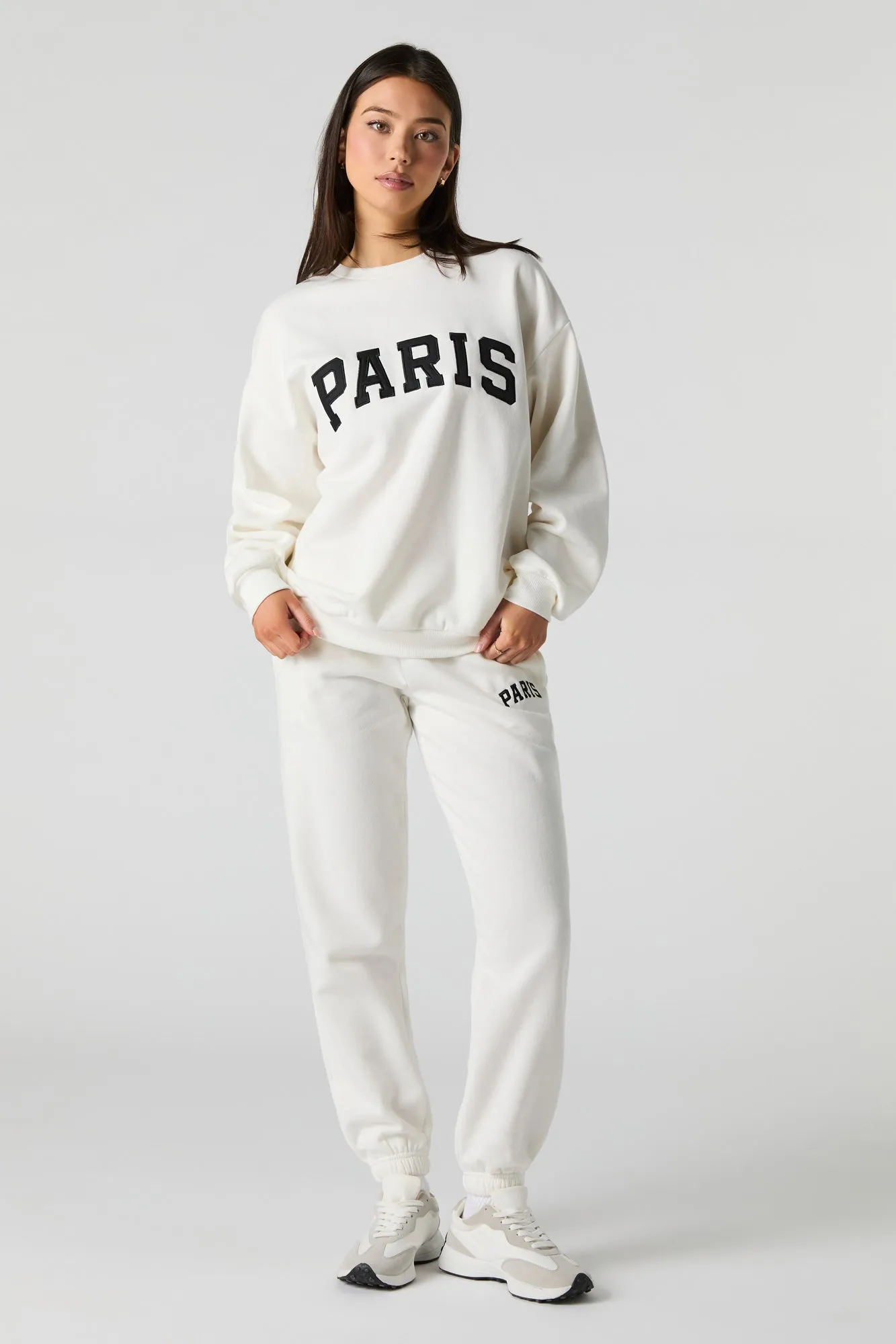 Chandail en molleton avec motif brodé City en sergé sold by Urban Planet product image thumbnail 3