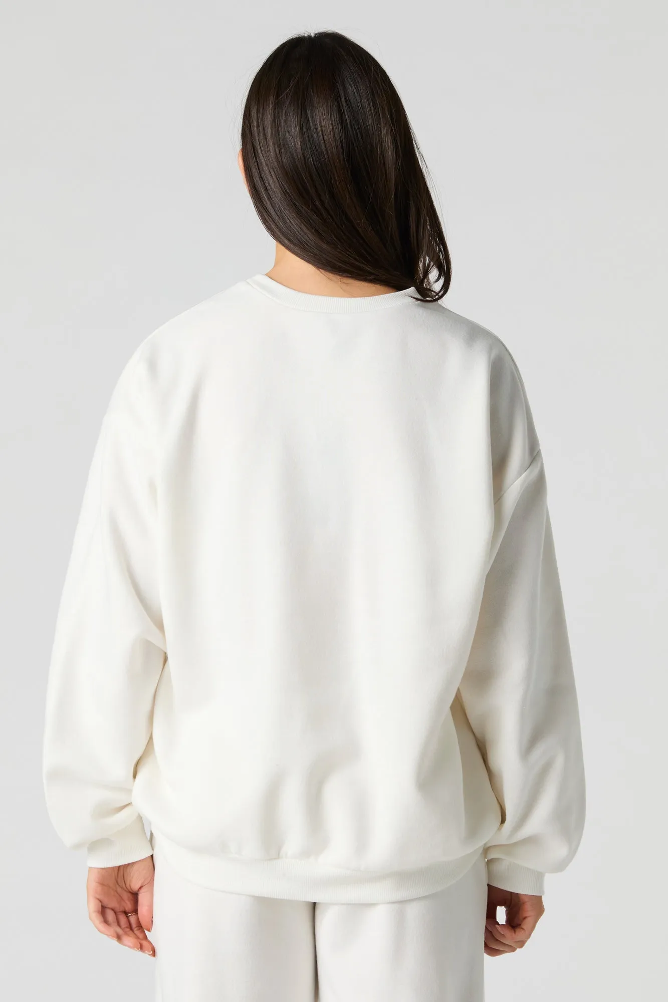 Chandail en molleton avec motif brodé City en sergé sold by Urban Planet product image thumbnail 2