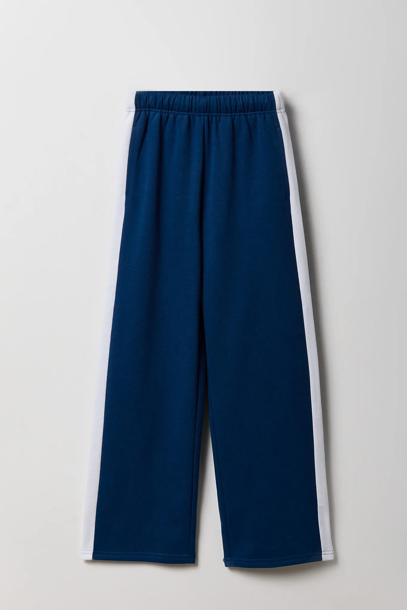 Girls Fleece Side Striped Wide Leg Sweatpant sold by Urban Planet product image thumbnail 5