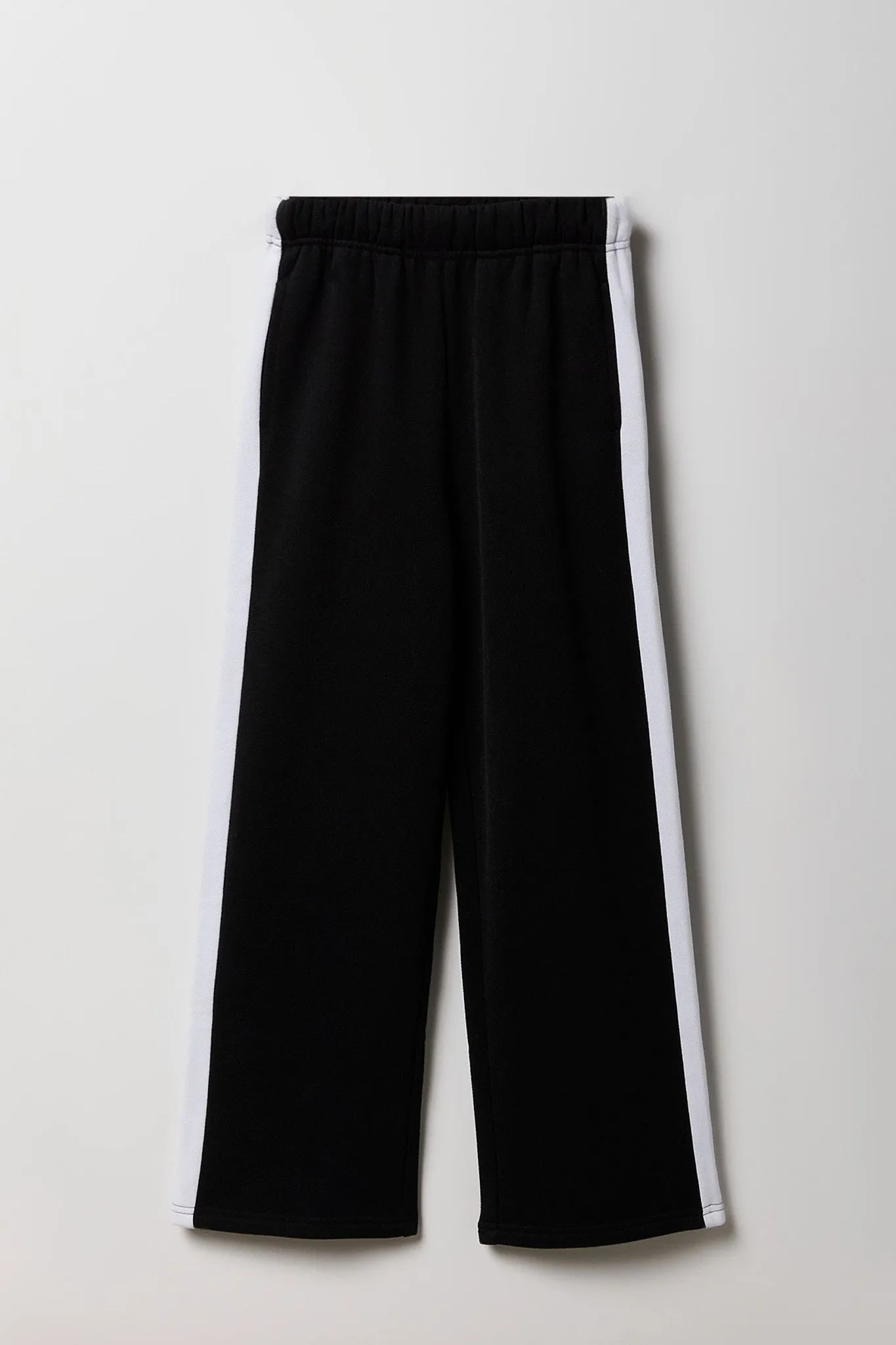 Girls Fleece Side Striped Wide Leg Sweatpant sold by Urban Planet product image thumbnail 3