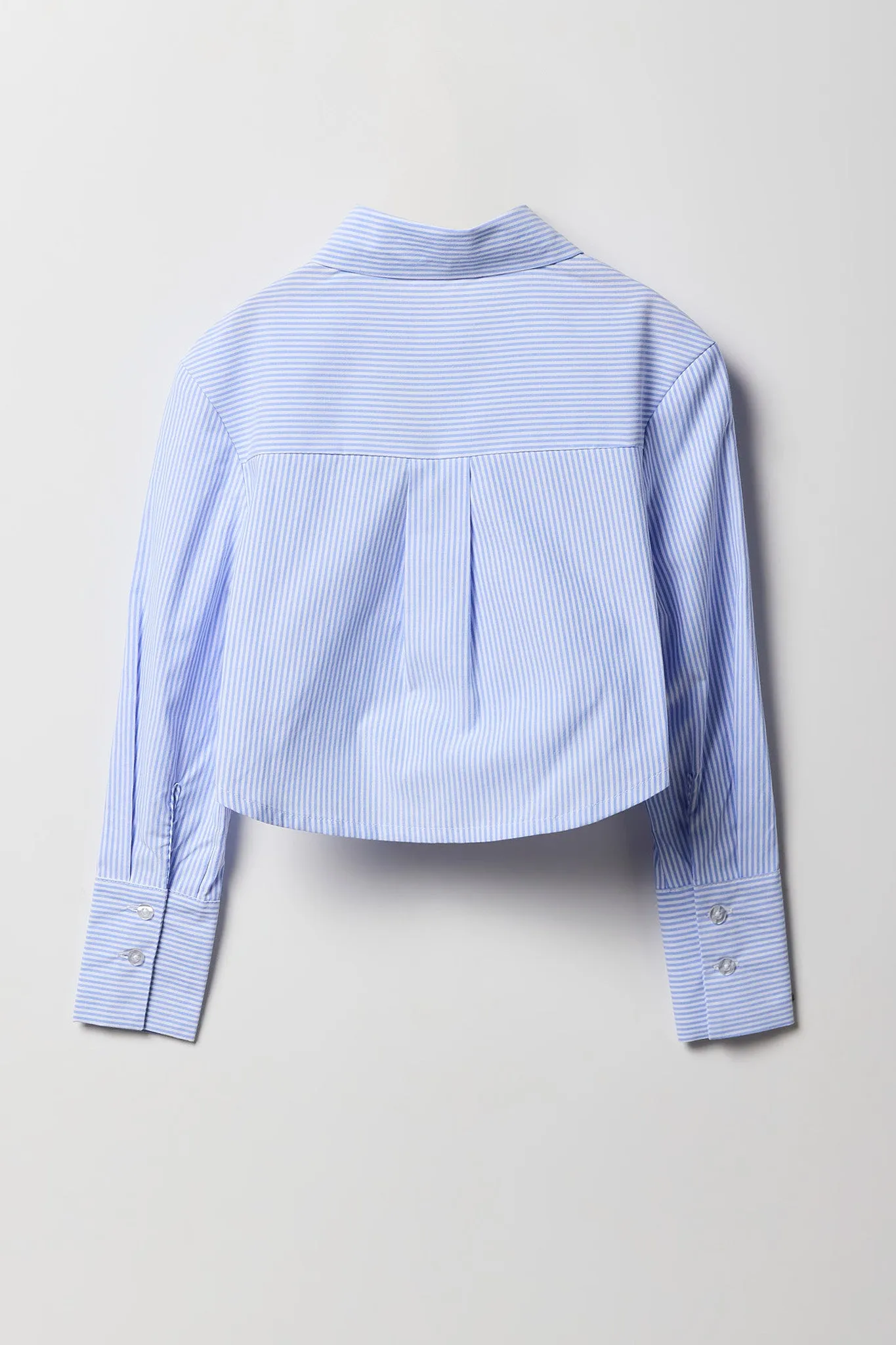 Haut boutonné à manches longues en popeline pour fille sold by Urban Planet product image thumbnail 2