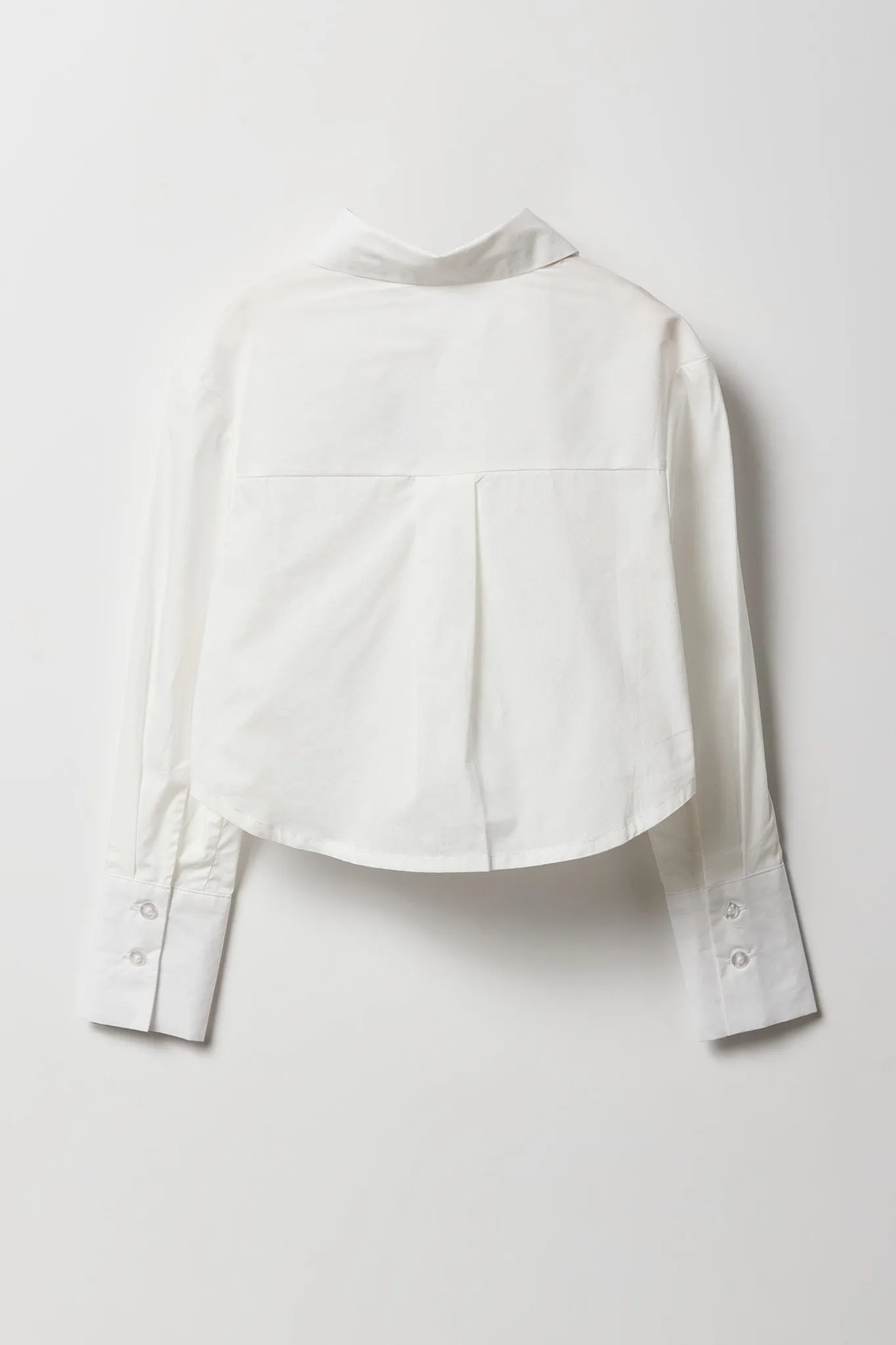 Haut boutonné à manches longues en popeline pour fille sold by Urban Planet product image thumbnail 4