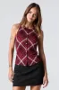 Débardeur boutonné en tricot côtelé sold by Urban Planet
