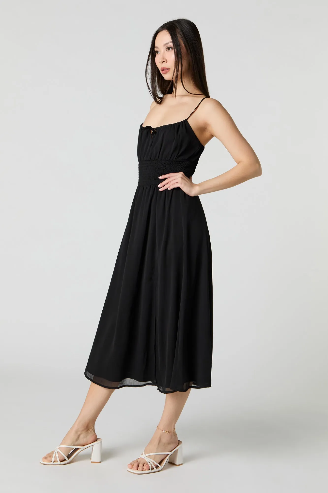 Chiffon A-Line Midi Dress sold by Urban Planet product image thumbnail 5