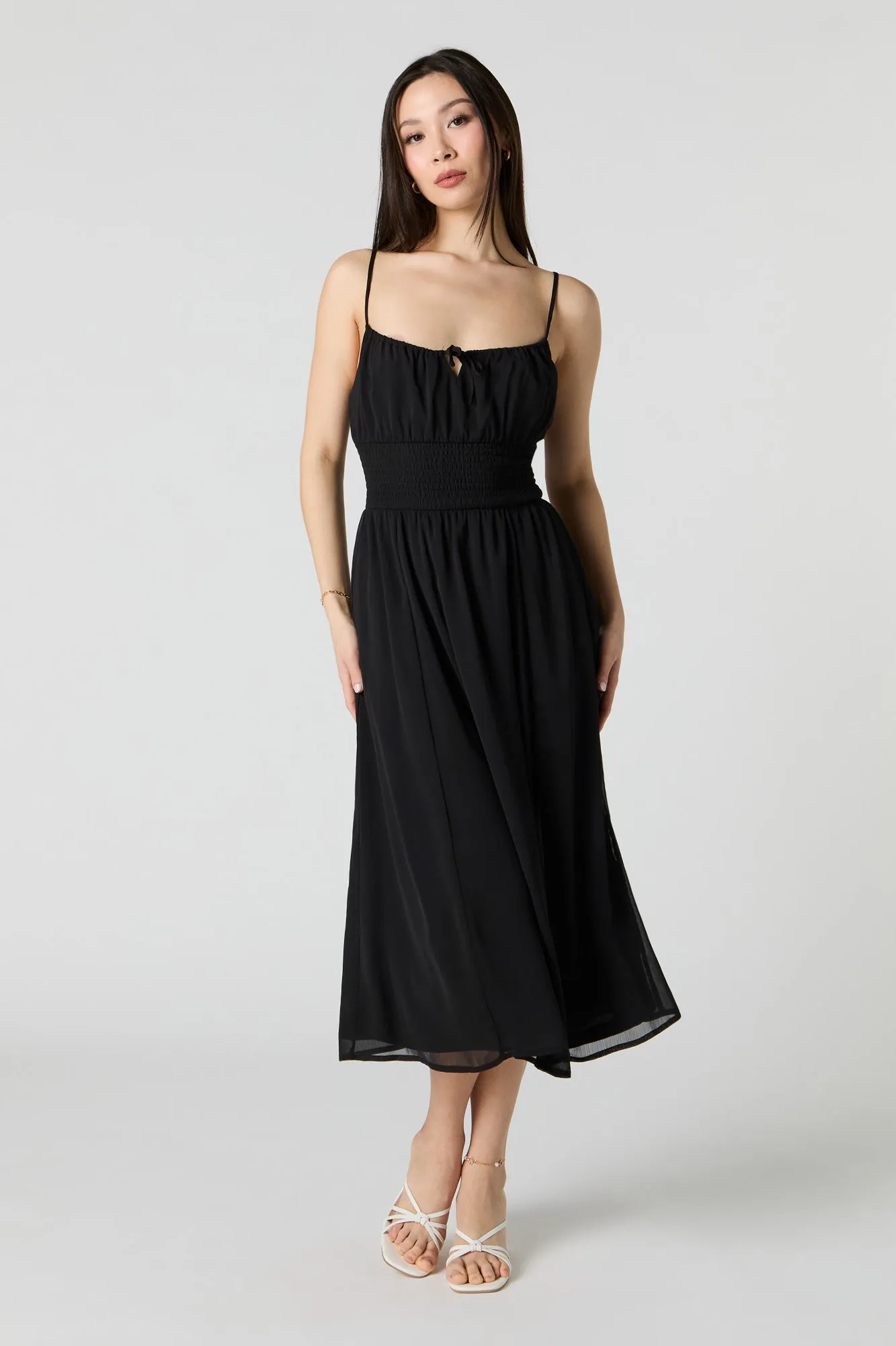 Chiffon A-Line Midi Dress sold by Urban Planet product image thumbnail 4