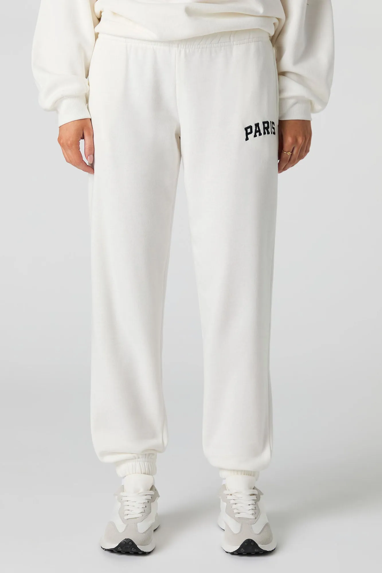 Jogger en molleton avec motif brodé City sold by Urban Planet product image thumbnail 2