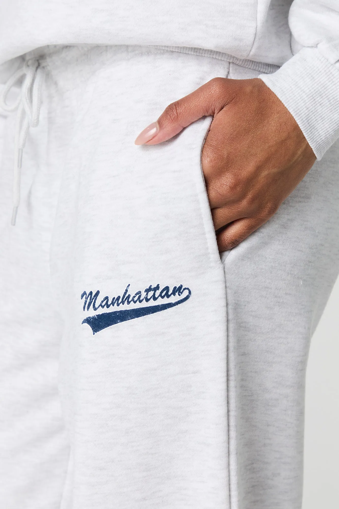 Manhattan Graphic Fleece Sweatpant sold by Urban Planet product image thumbnail 4