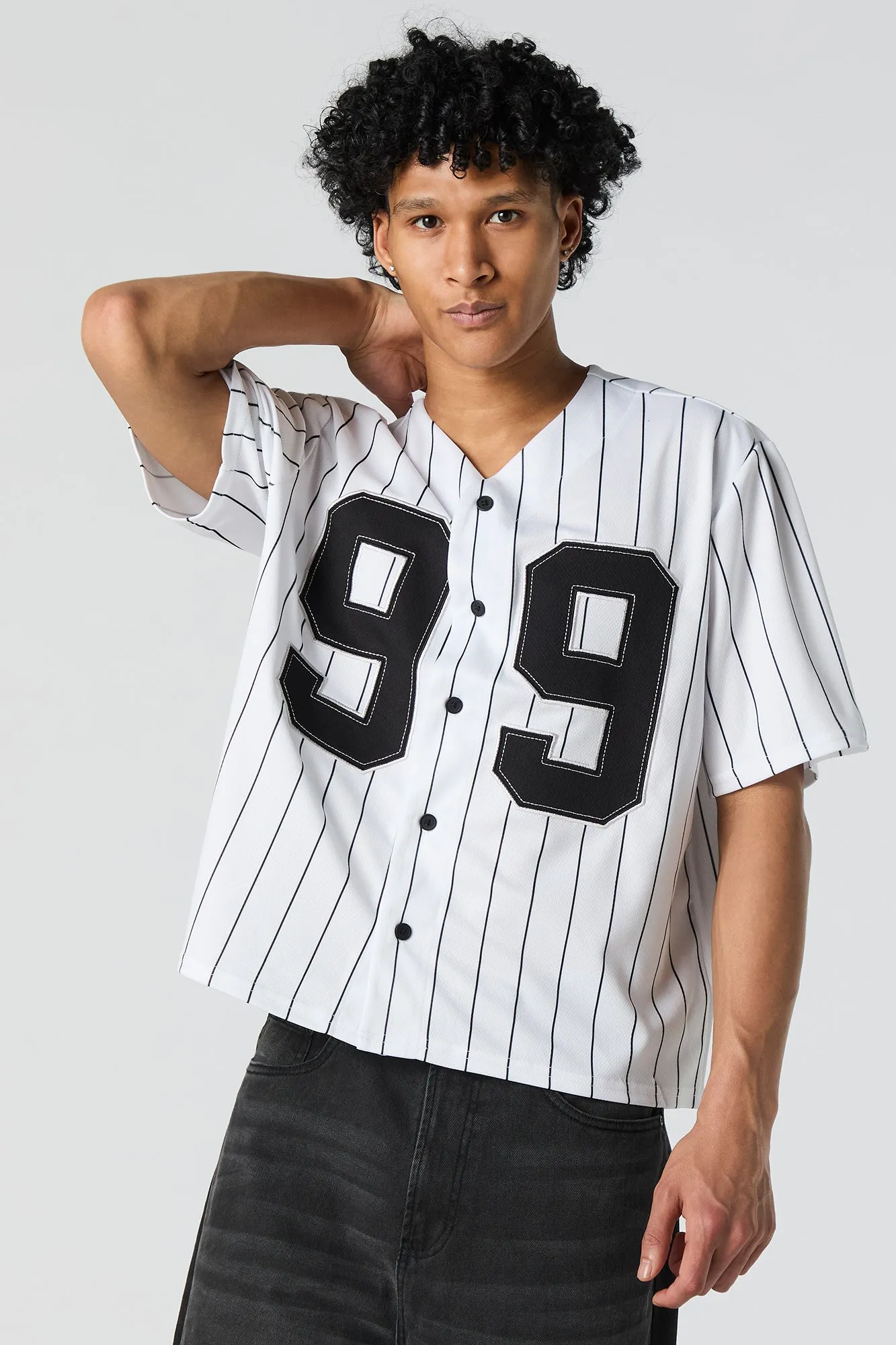 Jersey de base-ball en filet à broderie 99 sold by Urban Planet