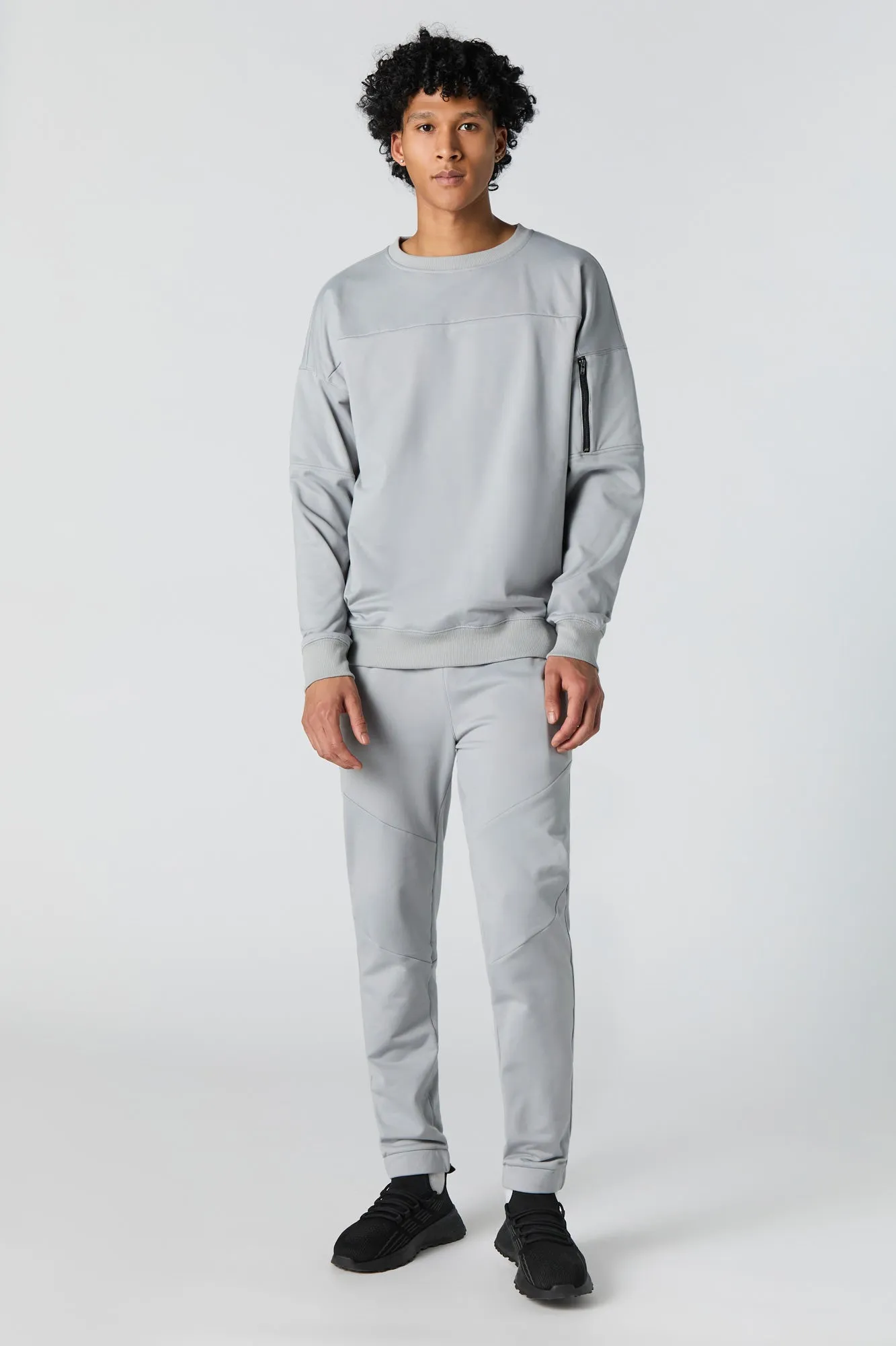 Active Zip Pocket Sweatshirt sold by Urban Planet product image thumbnail 3