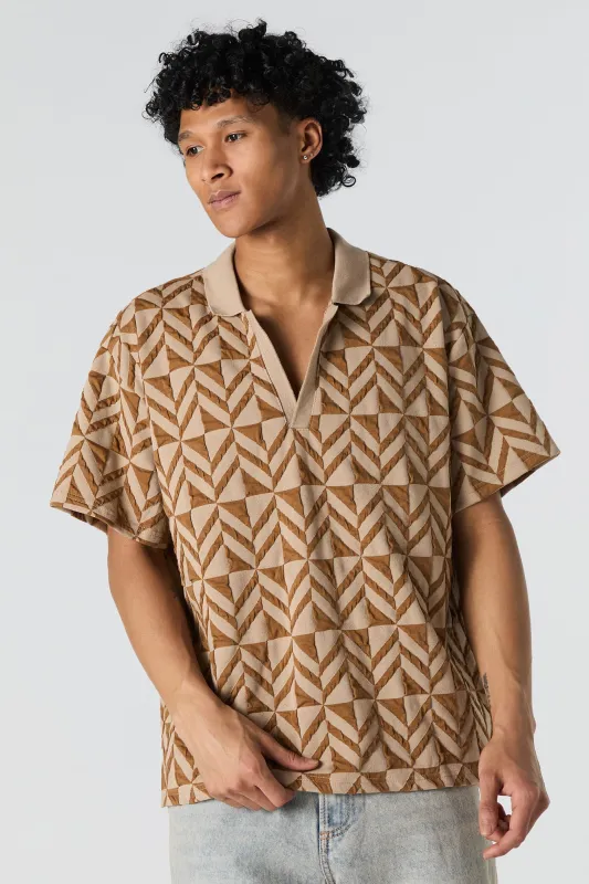 Polo en jacquard texturé sold by Urban Planet