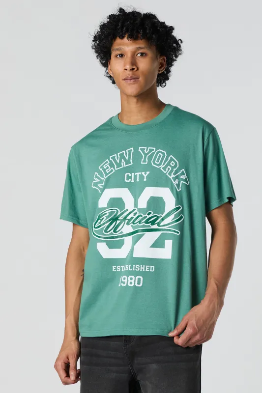 T-shirt à imprimé NYC Official sold by Urban Planet
