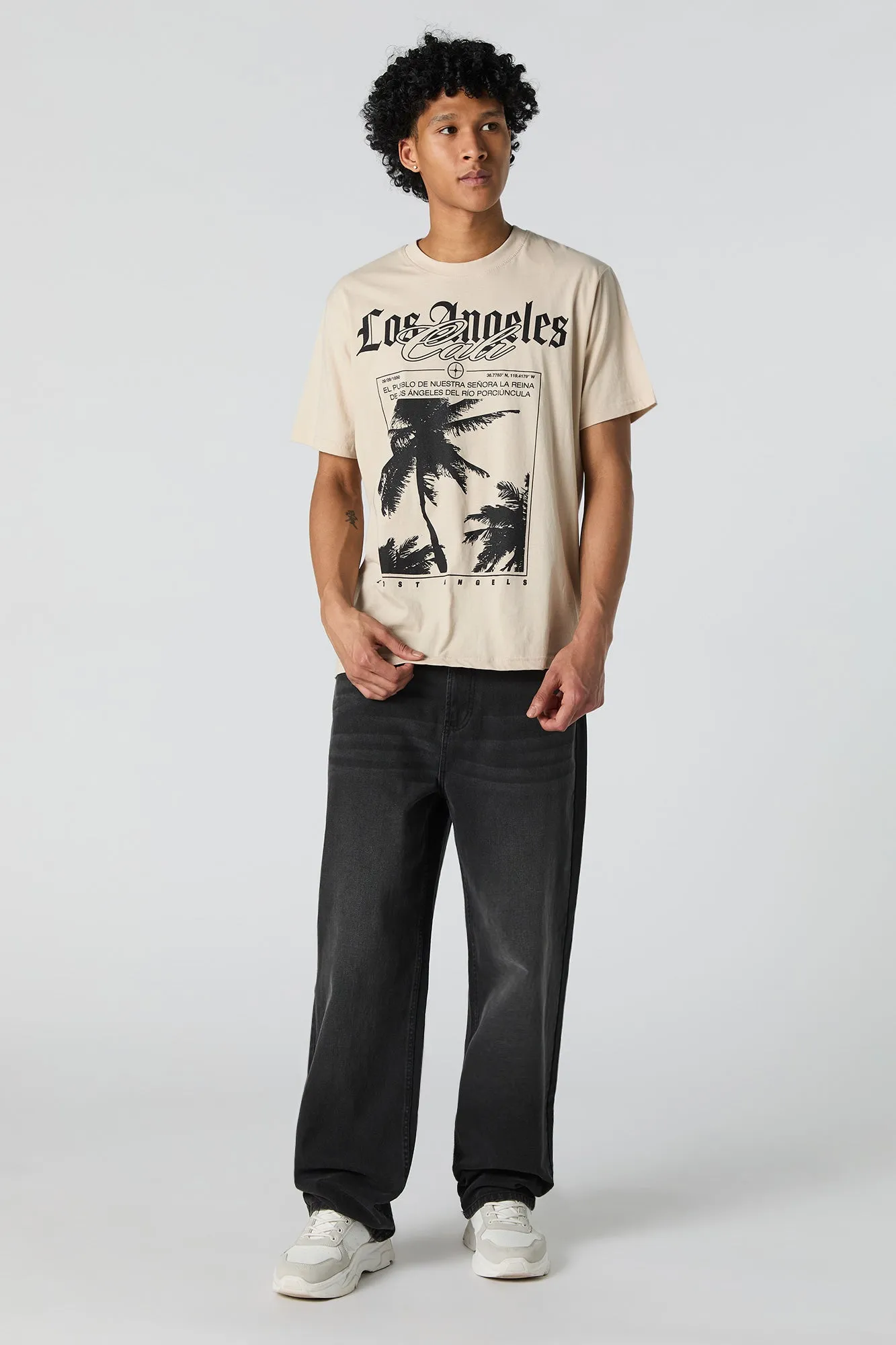 T-shirt à imprimé Cali Los Angeles sold by Urban Planet product image thumbnail 3