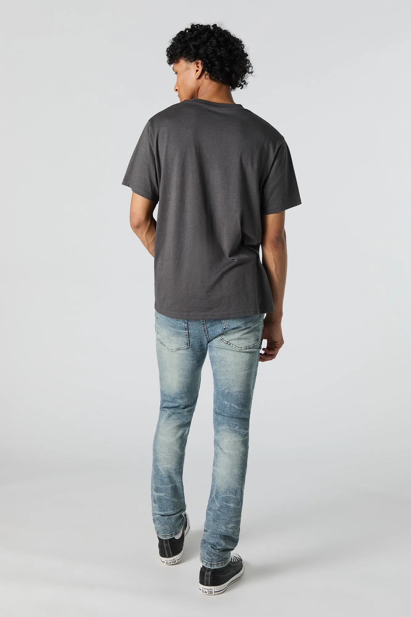 Medium Stretch Distressed Skinny Jean sold by Urban Planet product image thumbnail 3