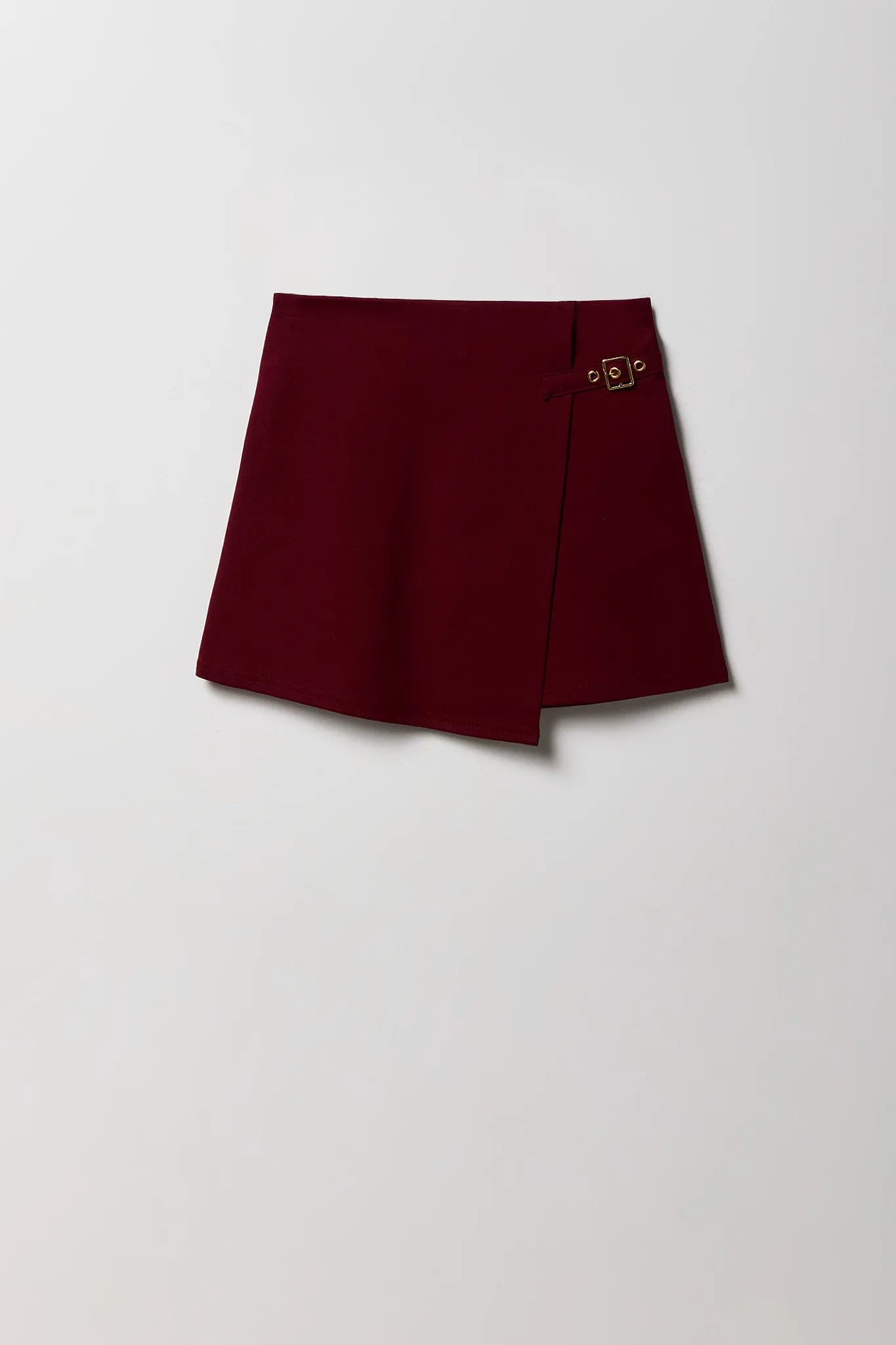 Girls Buckled Wrap Skort sold by Urban Planet