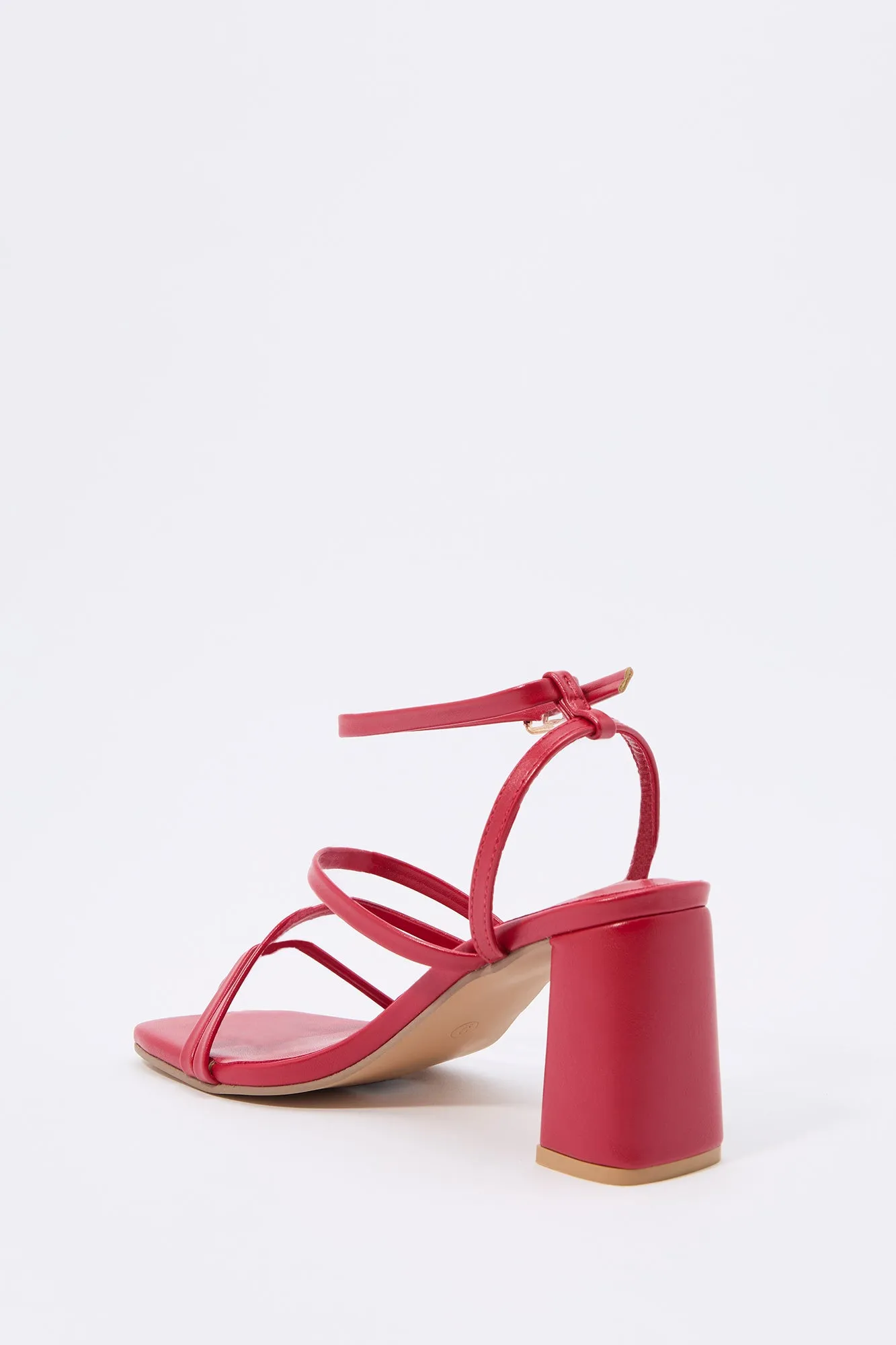 Escarpins à talons blocs, bouts ouverts et brides sold by Urban Planet product image thumbnail 3