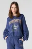 Embroidered Fleece Sweatshirt sold by Urban Planet
