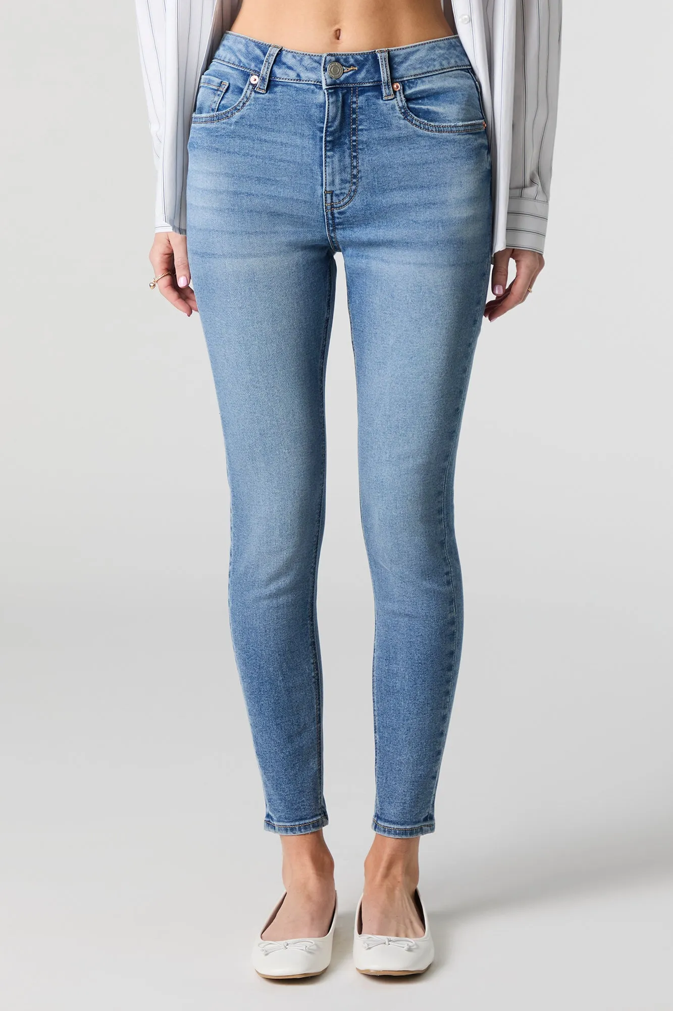 High Rise Skinny Medium Jean sold by Urban Planet product image thumbnail 2