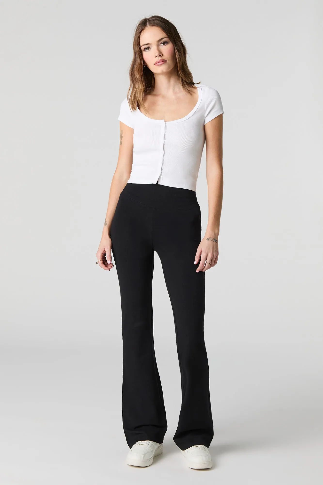 Wide Waist Flare Pant sold by Urban Planet product image thumbnail 4