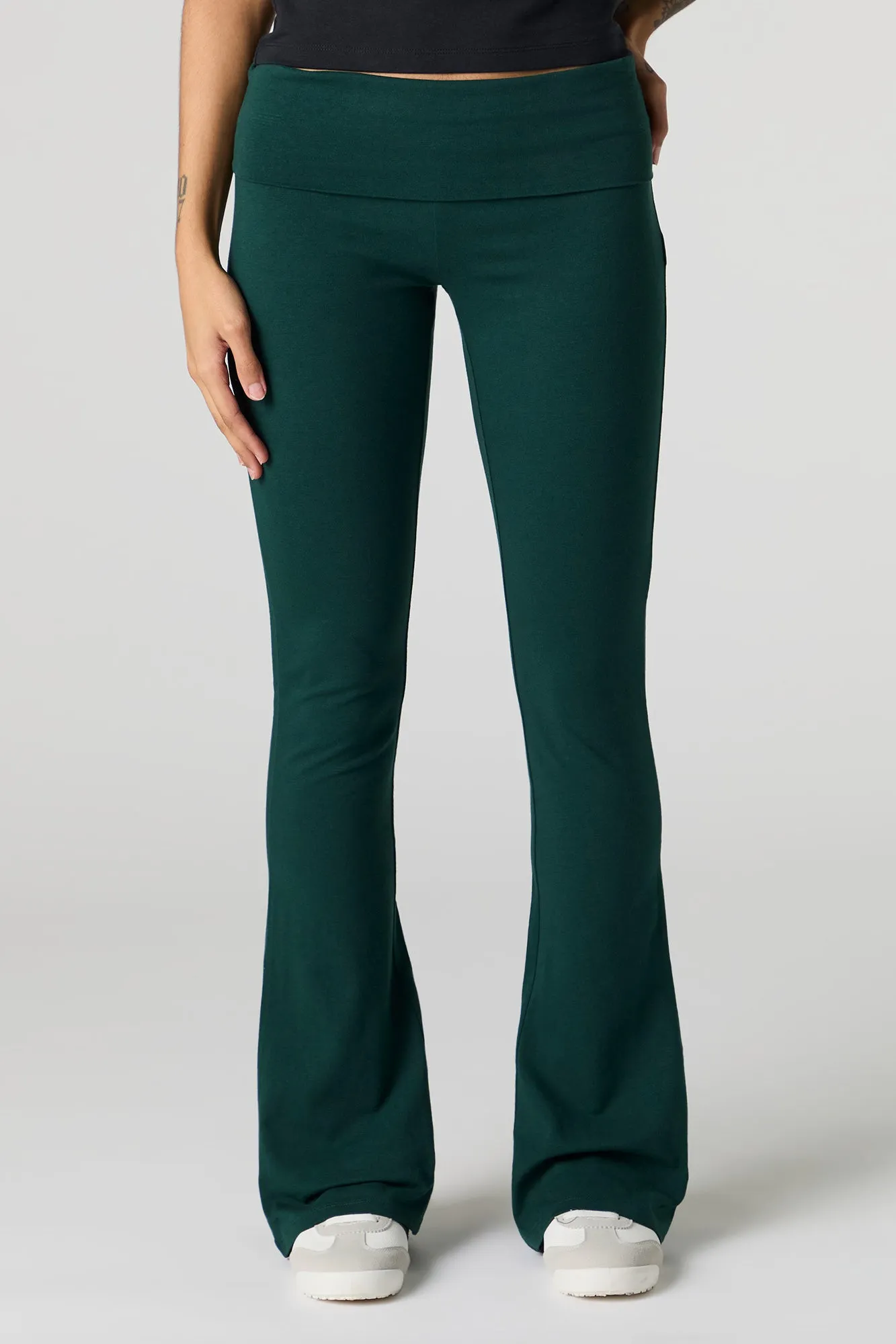 Foldover Waist Flare Legging sold by Urban Planet product image thumbnail 2