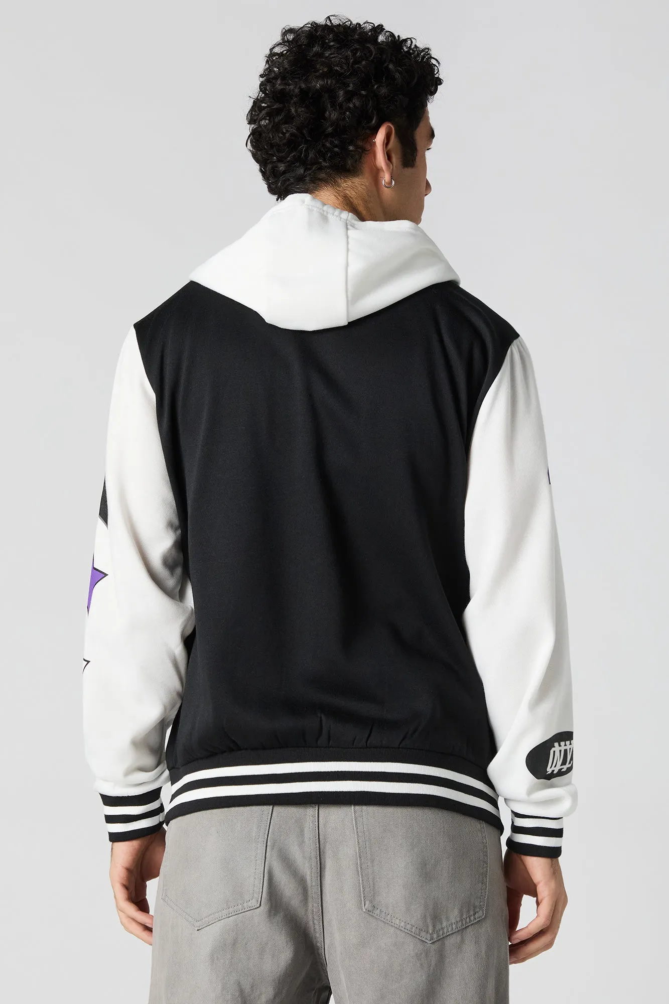 Brooklyn Chenille Embroidered Varsity Jacket sold by Urban Planet product image thumbnail 2