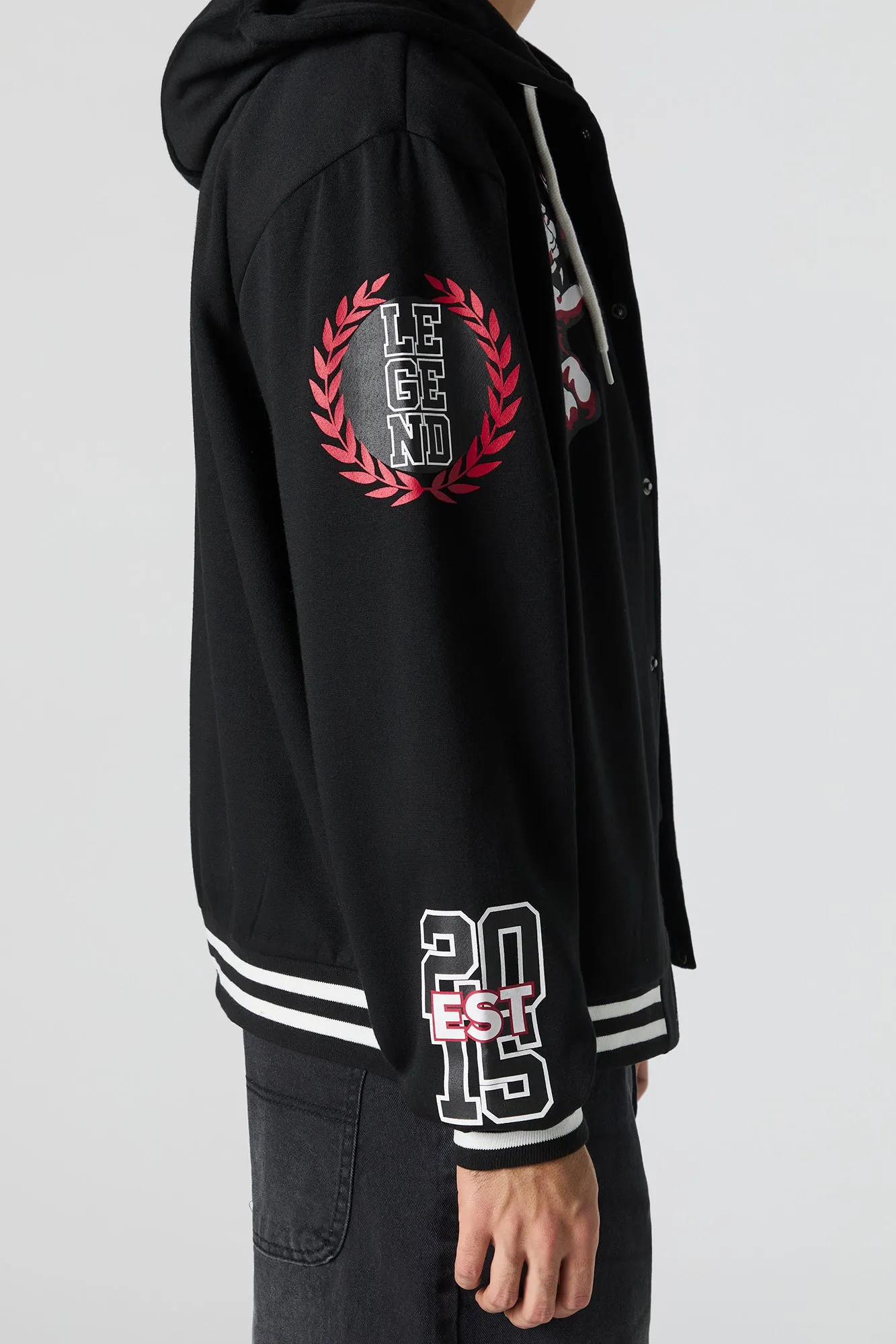 Blouson collégien à broderie en chenille W sold by Urban Planet product image thumbnail 5