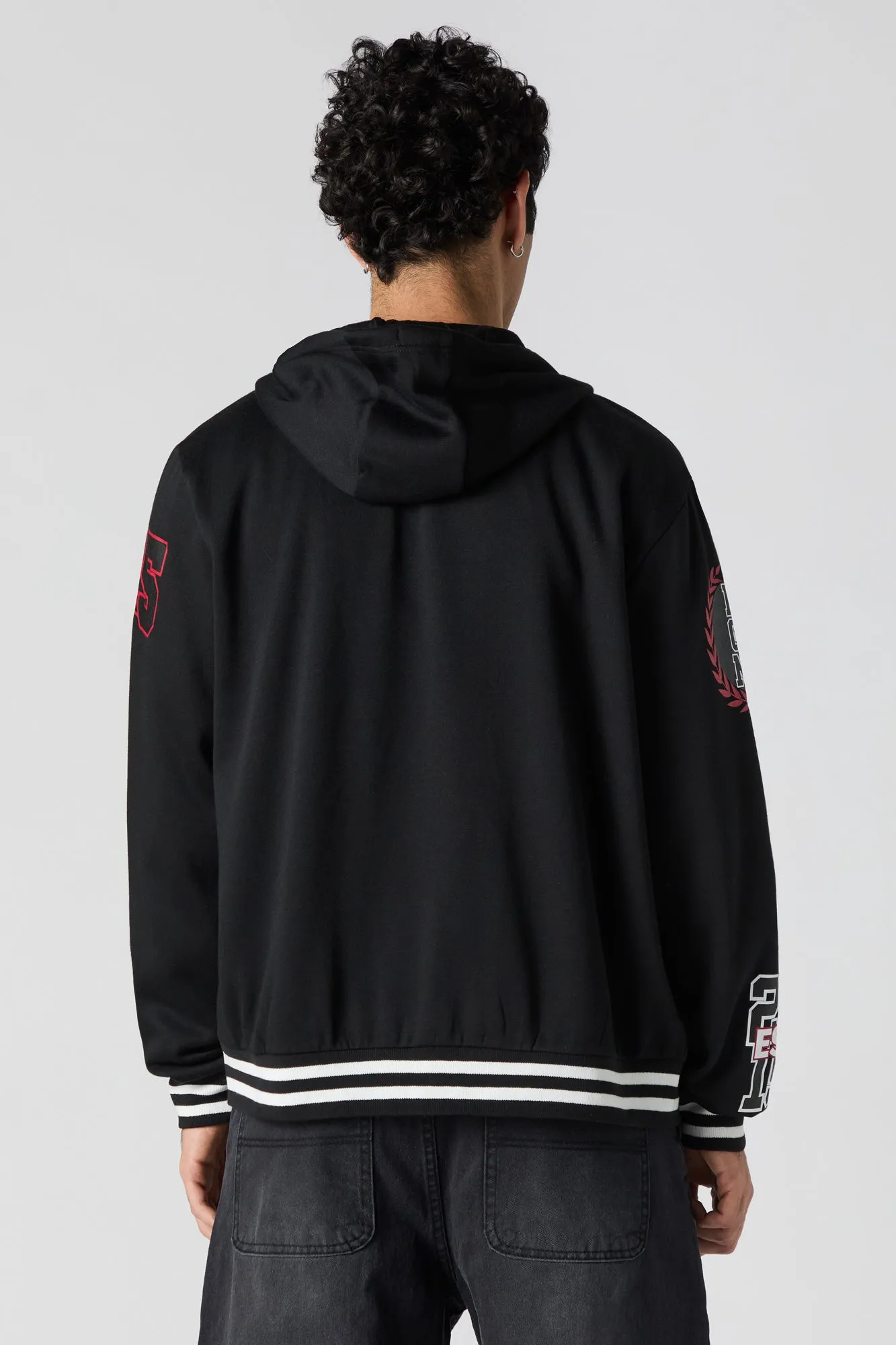 Blouson collégien à broderie en chenille W sold by Urban Planet product image thumbnail 2