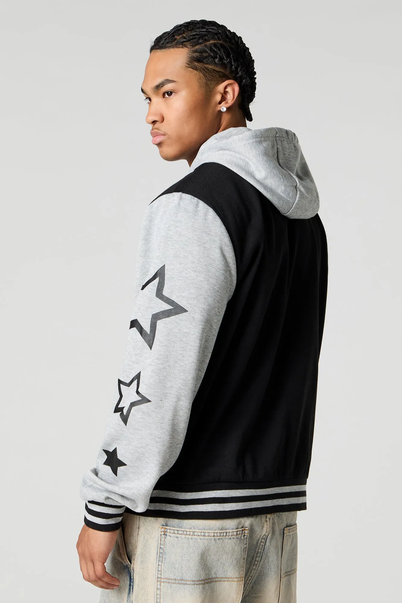 Blouson collégien à broderie en chenille de sergé LA 1984 sold by Urban Planet product image thumbnail 2