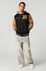 Race Team Chenille Embroidered Varsity Jacket sold by Urban Planet