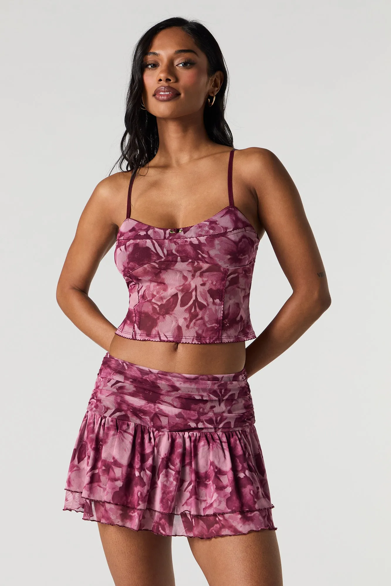 Minijupe-short fluide en filet sold by Urban Planet product image thumbnail 5