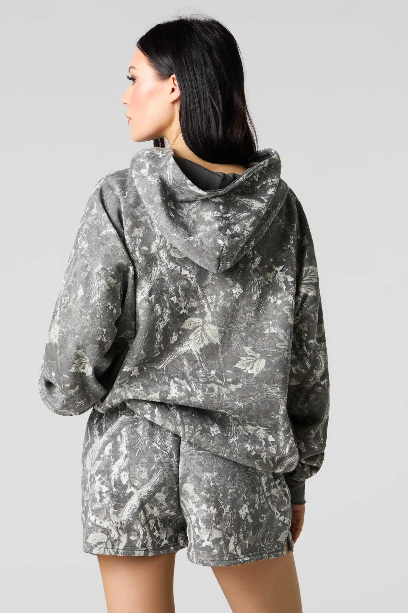 Embroidered Fleece Short sold by Urban Planet product image thumbnail 2