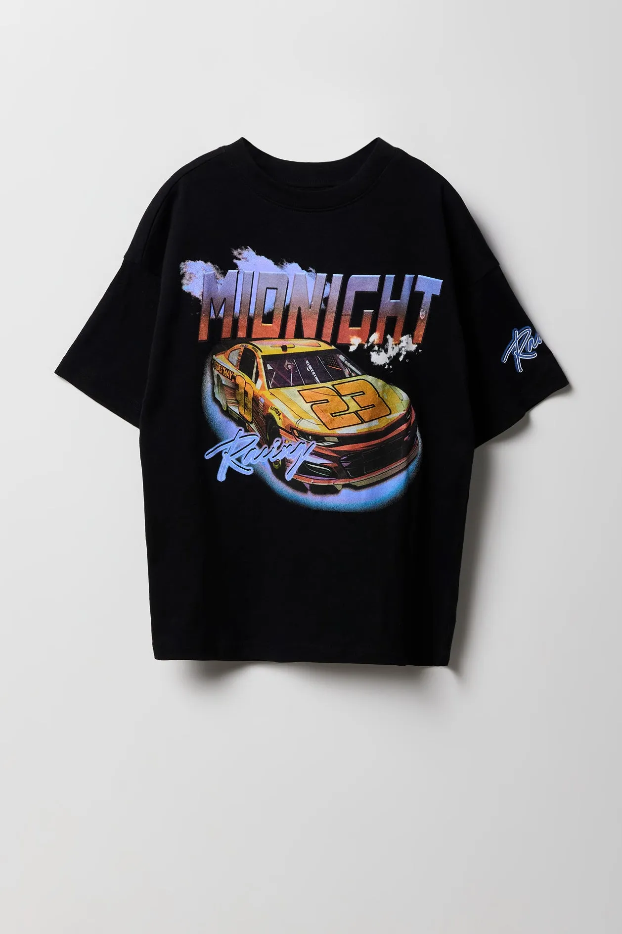 Boys Midnight Racing Graphic T-Shirt sold by Urban Planet