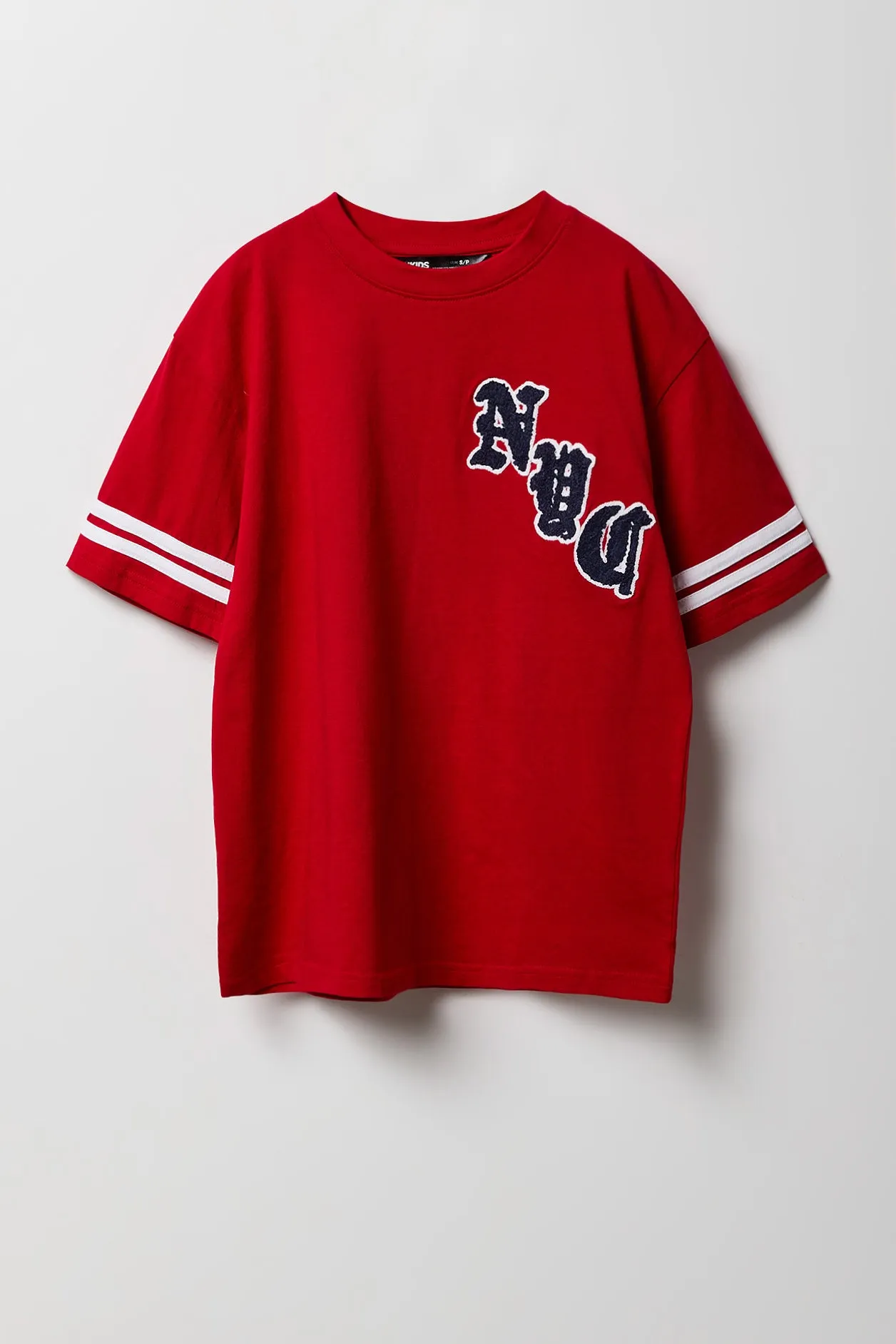 T-shirt avec motif brodé en chenille pour garçon sold by Urban Planet product image thumbnail 5