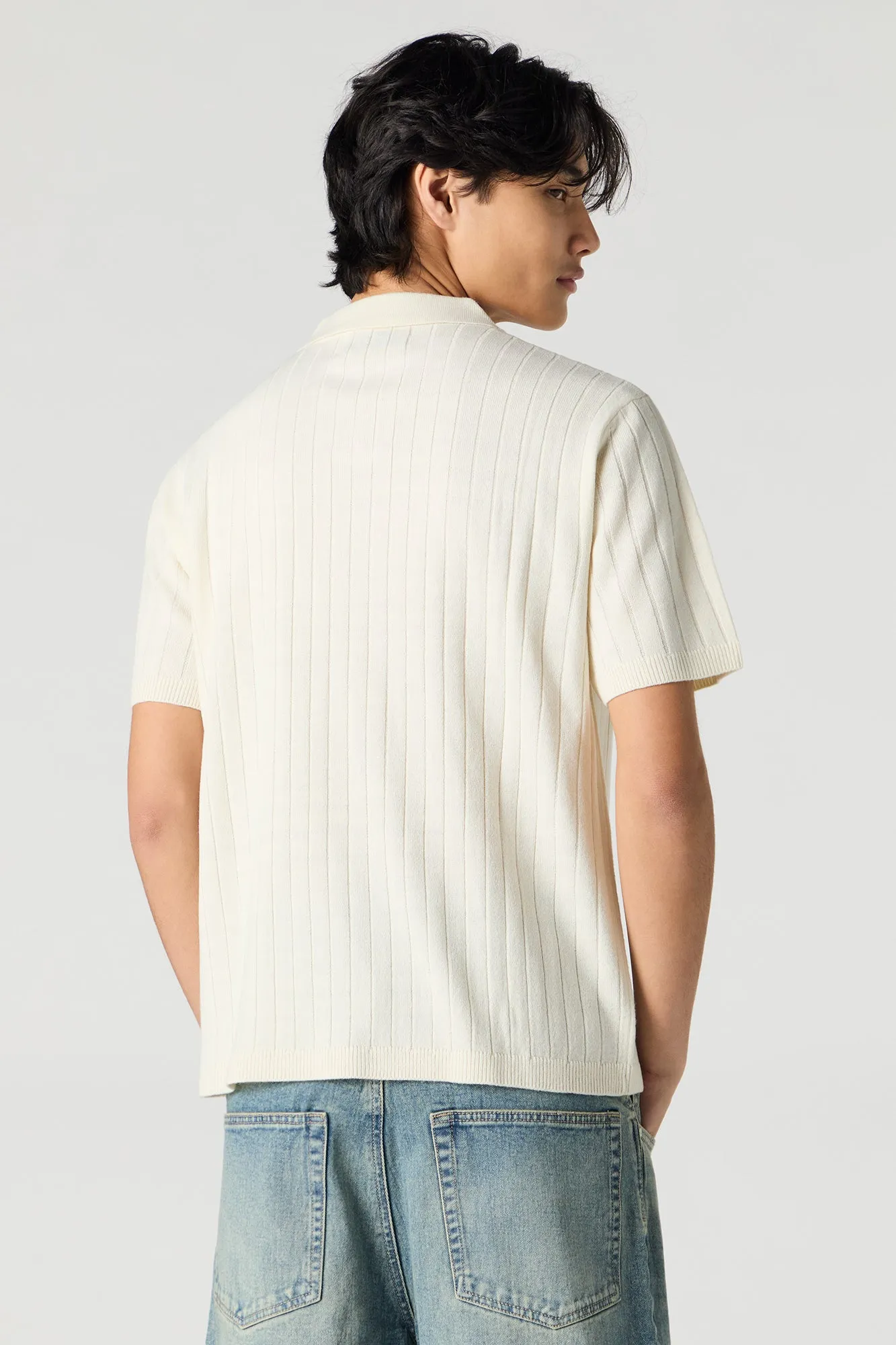 Wide Ribbed Polo sold by Urban Planet product image thumbnail 2