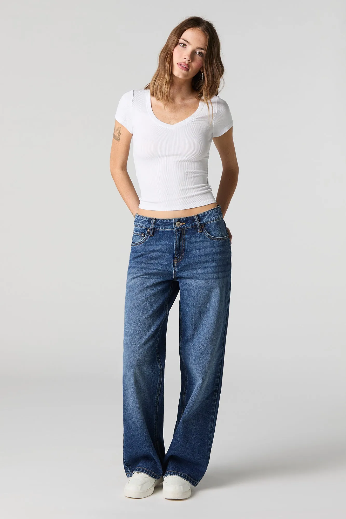 Low Rise Skater Dark Jean sold by Urban Planet