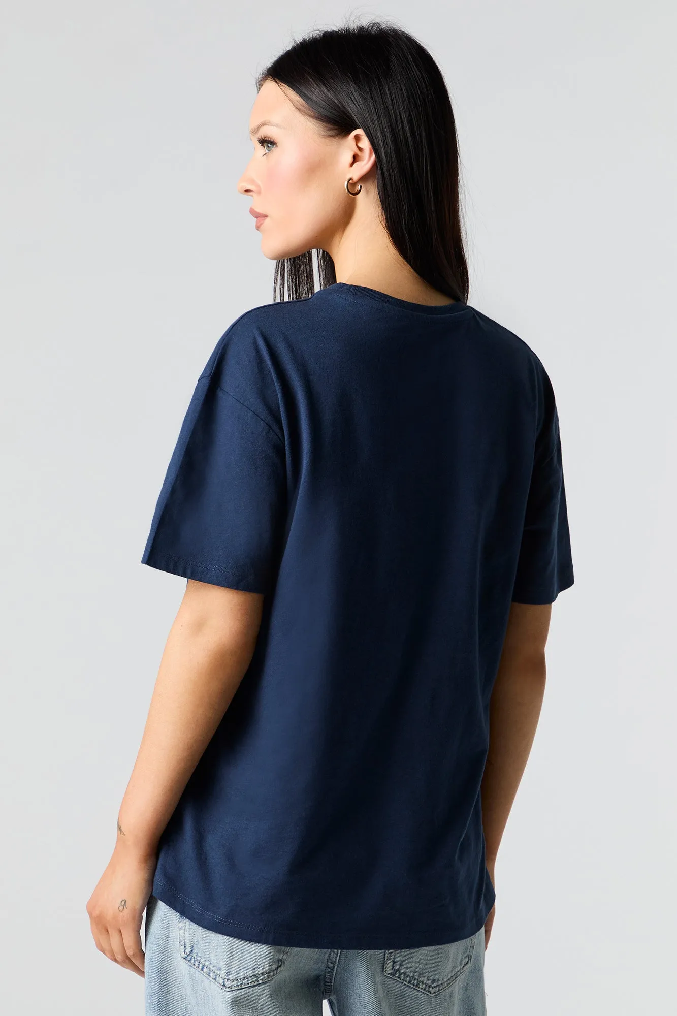 Stitch Graphic Boyfriend T-Shirt sold by Urban Planet product image thumbnail 2