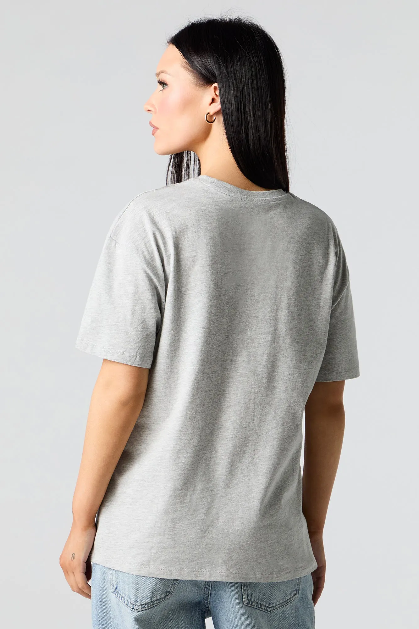 Stitch Sketch Graphic Boyfriend T-Shirt sold by Urban Planet product image thumbnail 2