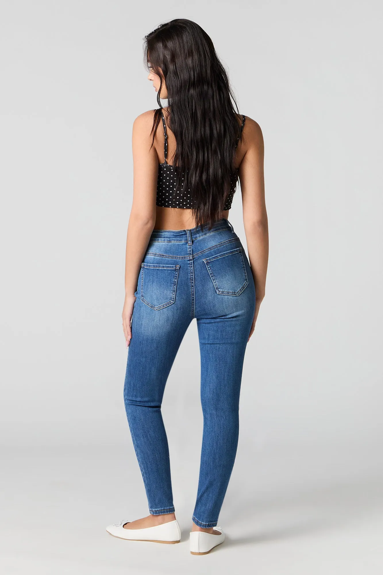 Stretch High-Rise Skinny Jean sold by Urban Planet product image thumbnail 3