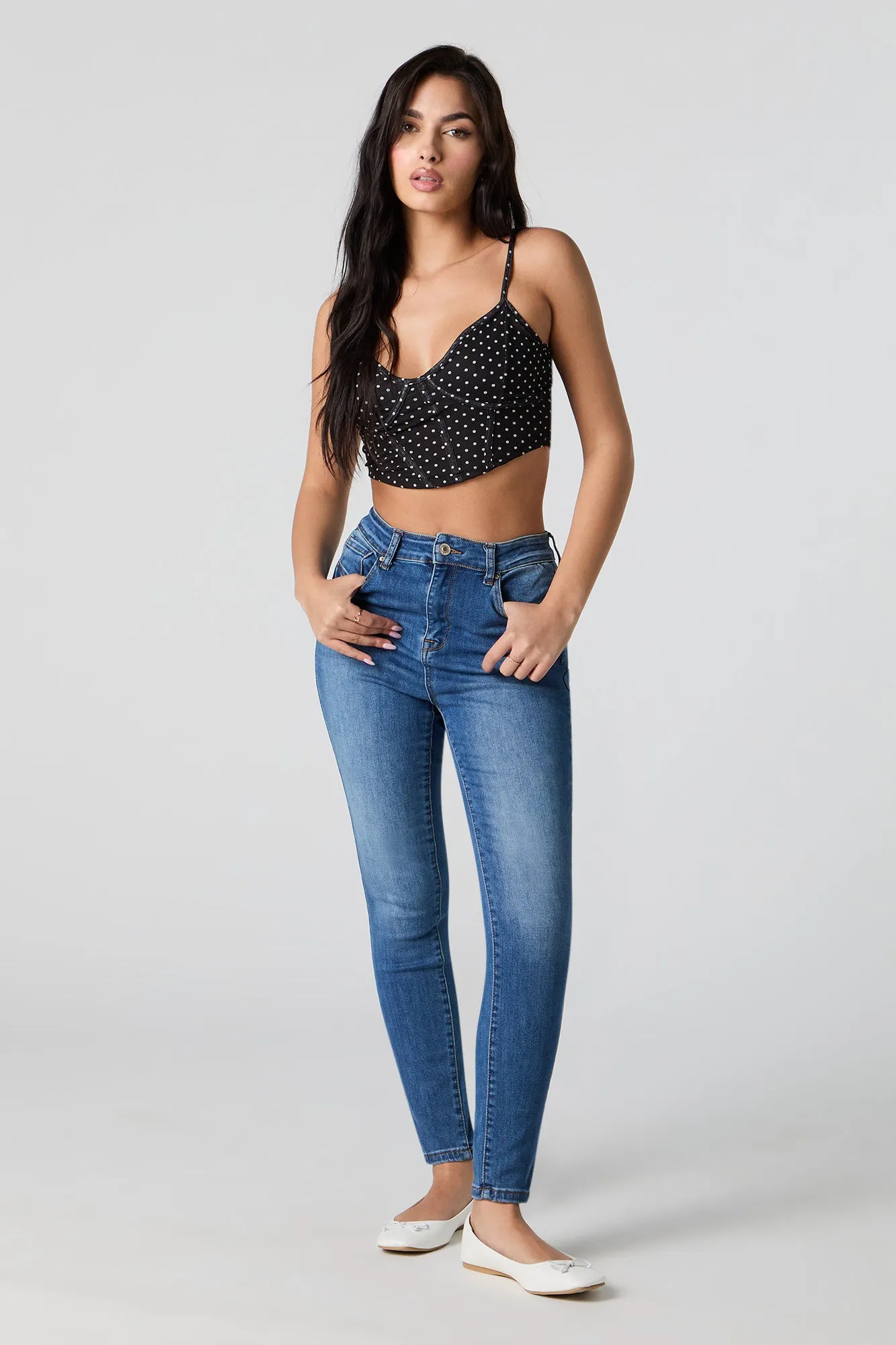 Stretch High-Rise Skinny Jean sold by Urban Planet