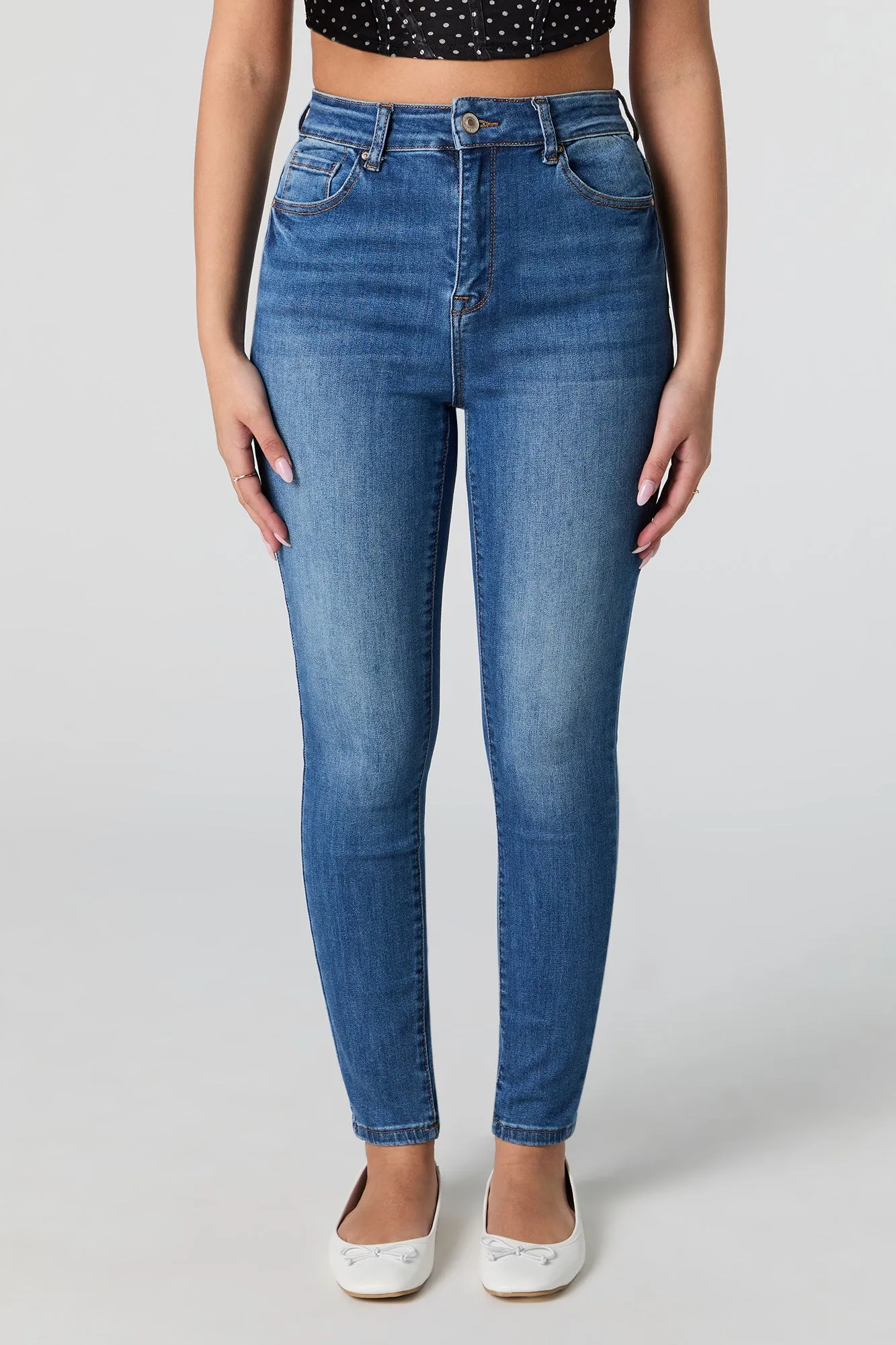 Stretch High-Rise Skinny Jean sold by Urban Planet product image thumbnail 2