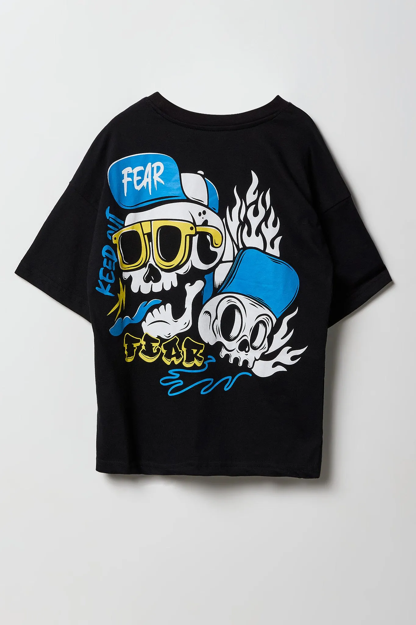 Boys Skull Graphic T-Shirt sold by Urban Planet