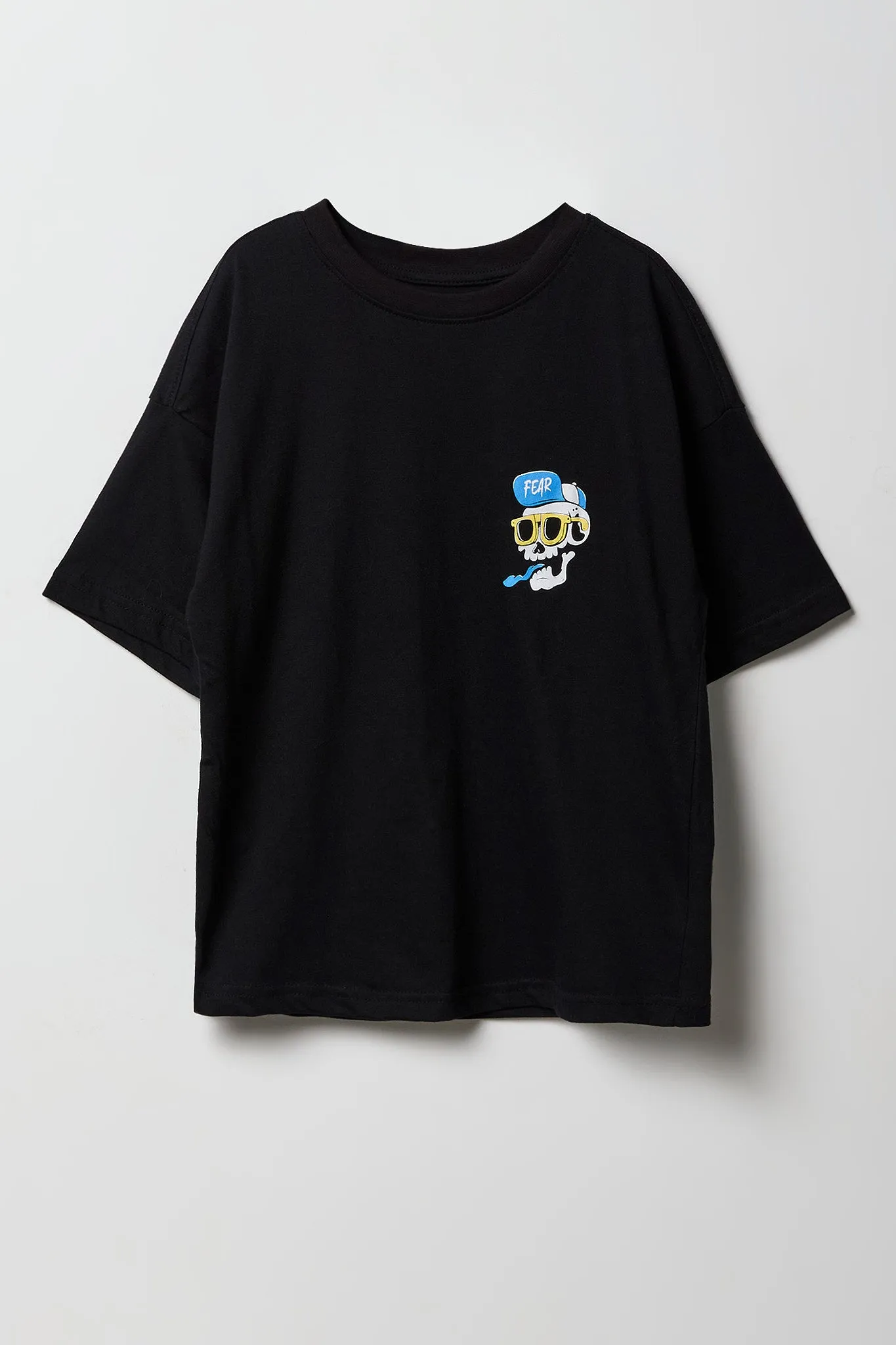 Boys Skull Graphic T-Shirt sold by Urban Planet product image thumbnail 2