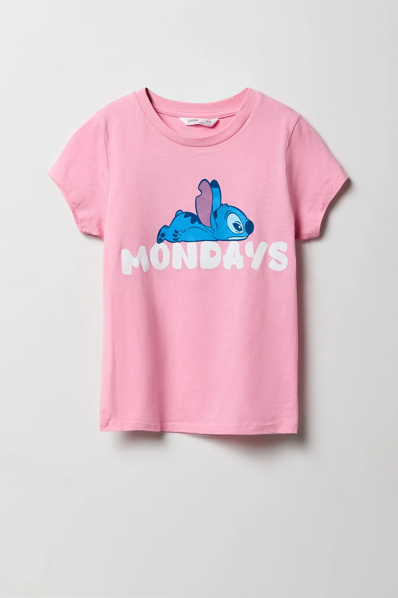 Girls Stitch Mondays Graphic T-Shirt sold by Urban Planet